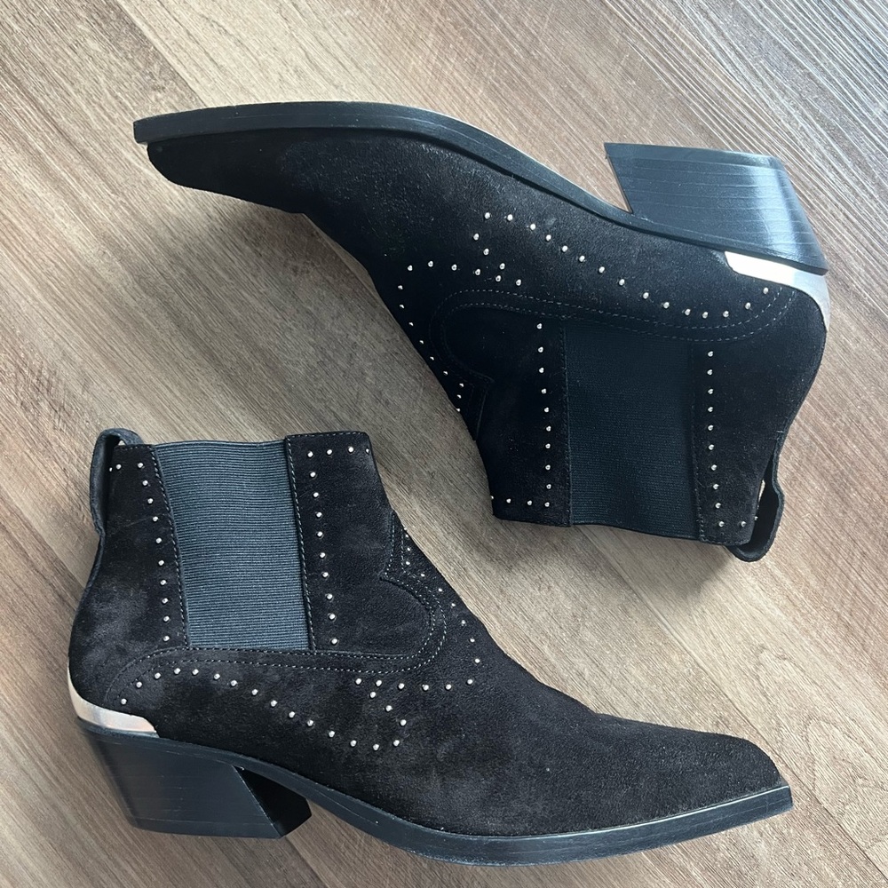 Rag And Bone Westin Stud Boot In Black Suede - image 3